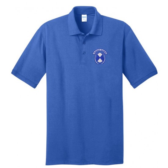 Adult Jersey Knit Uniform Polo Shirt