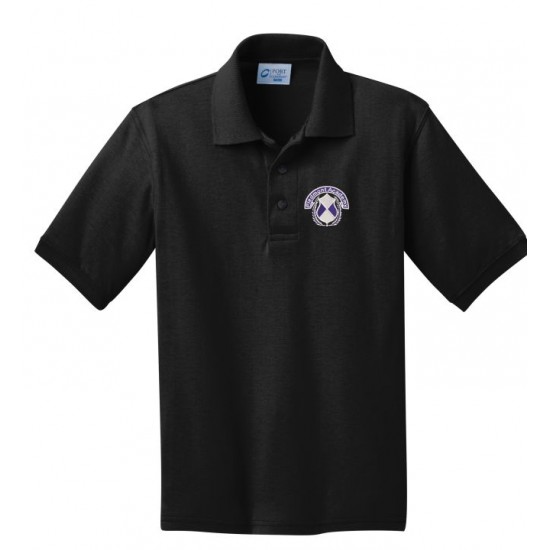 Youth Jersey Knit Uniform Polo Shirt