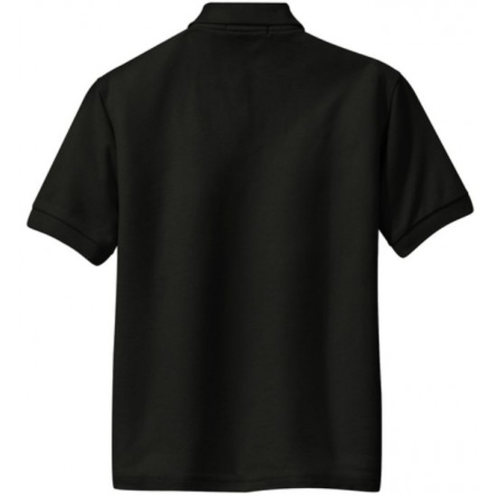 Youth Silk Touch Blend Pique Uniform Polo Shirt