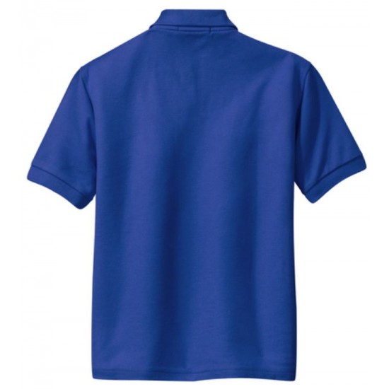 Youth Silk Touch Blend Pique Uniform Polo Shirt