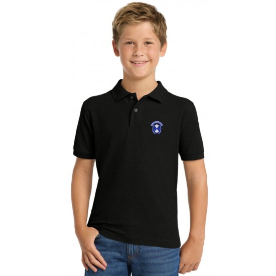 Youth Silk Touch Blend Pique Uniform Polo Shirt