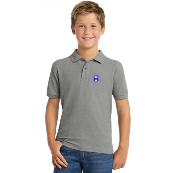 Youth Silk Touch Blend Pique Uniform Polo Shirt