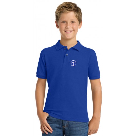 Youth Silk Touch Blend Pique Uniform Polo Shirt