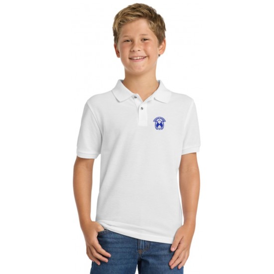 Youth Silk Touch Blend Pique Uniform Polo Shirt