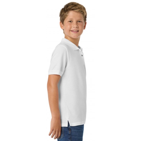 Youth Silk Touch Blend Pique Uniform Polo Shirt