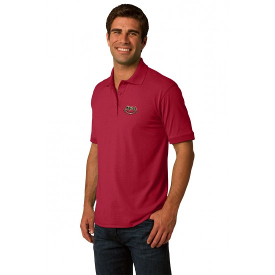 Adult Jersey Knit Uniform Polo Shirt