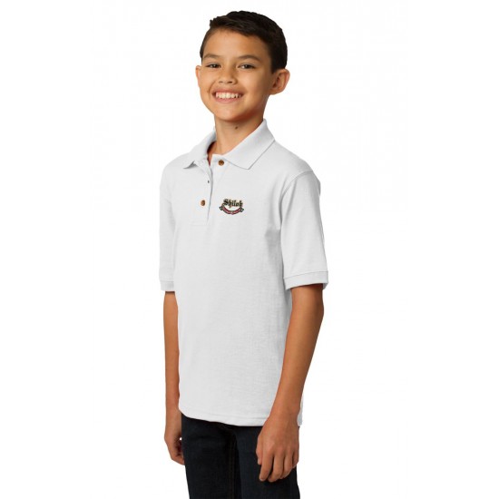 Youth Jersey Knit Uniform Polo Shirt