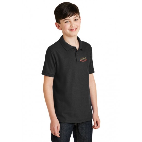 Youth Silk Touch Blend Pique Uniform Polo Shirt