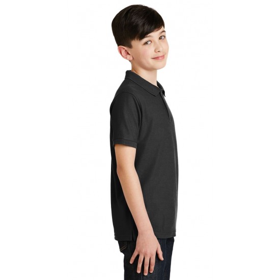 Youth Silk Touch Blend Pique Uniform Polo Shirt