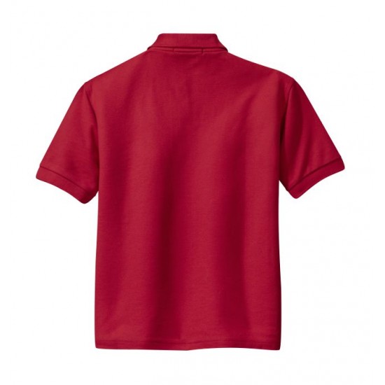 Youth Silk Touch Blend Pique Uniform Polo Shirt