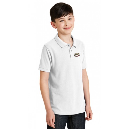 Youth Silk Touch Blend Pique Uniform Polo Shirt