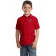 Youth Silk Touch Blend Pique Uniform Polo Shirt