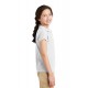 Girls Peter Pan Collared Uniform Polo Shirt