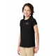 Girls Peter Pan Collared Uniform Polo Shirt