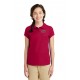 Girls Peter Pan Collared Uniform Polo Shirt