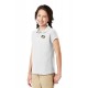 Girls Peter Pan Collared Uniform Polo Shirt